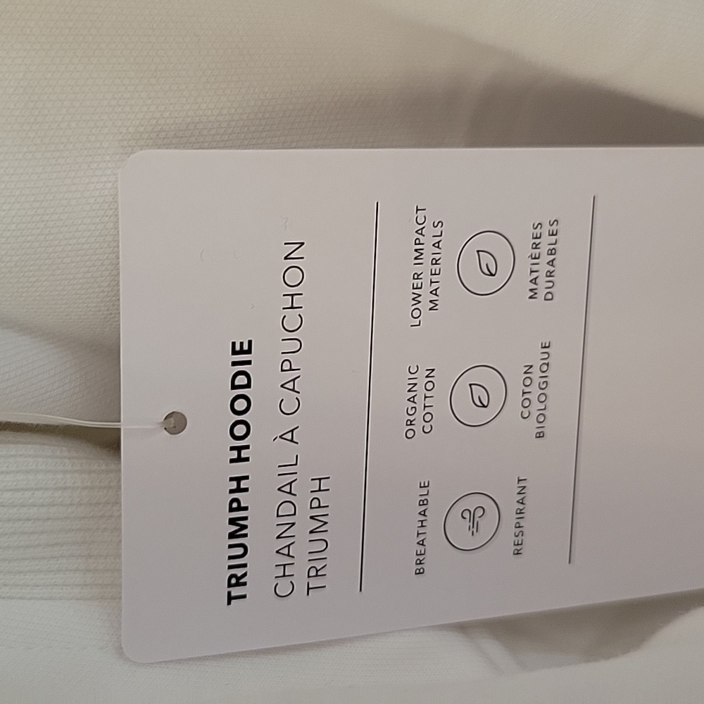 Athleta Triumph Hoodie In White - Picture 7 of 16